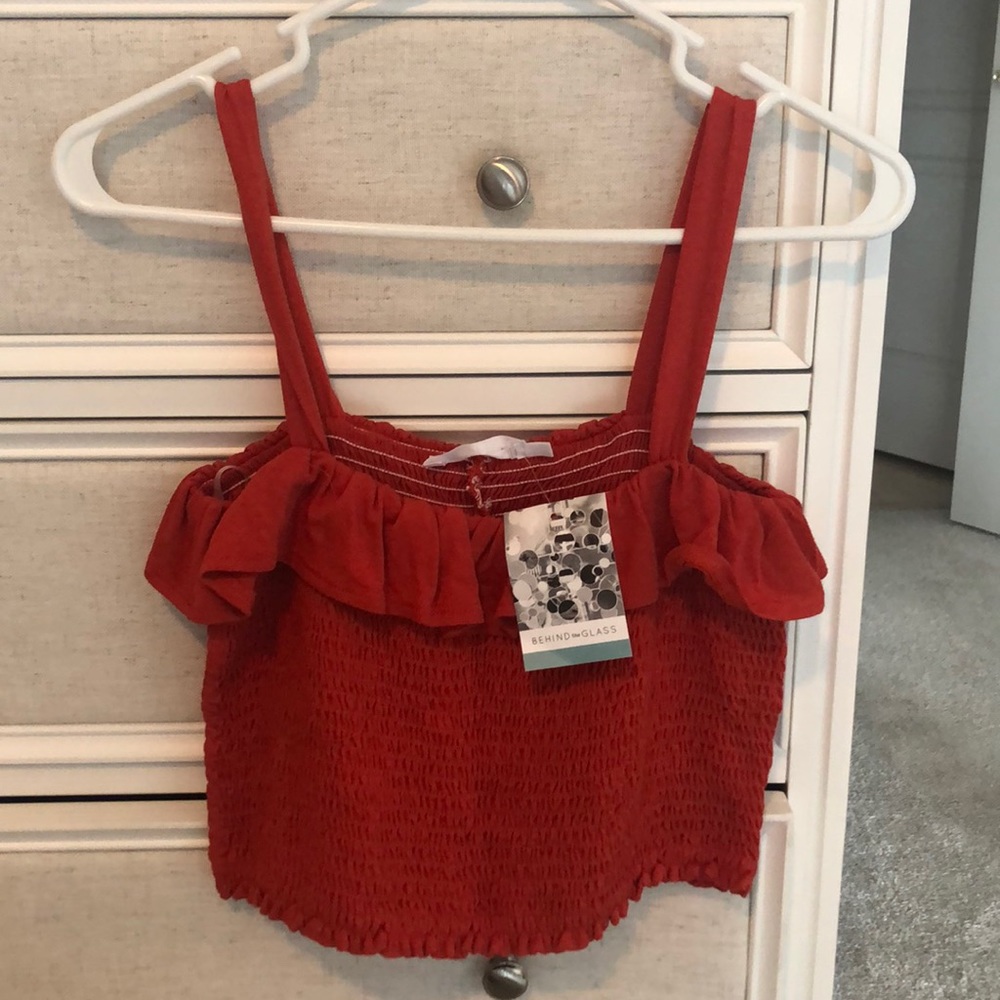 Red/Orange Crop Top